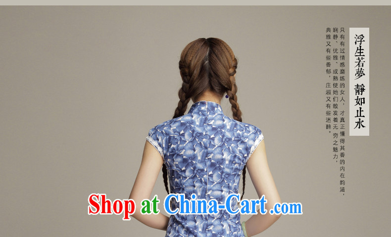 Bong-amphibious Ori-take Yao stylish cotton Ma Tang fitted T-shirt summer 2015 new elegant short cheongsam shirt DQ 1586 toner take M pictures, price, brand platters! Elections are good character, the national distribution, so why buy now enjoy more preferential! Health