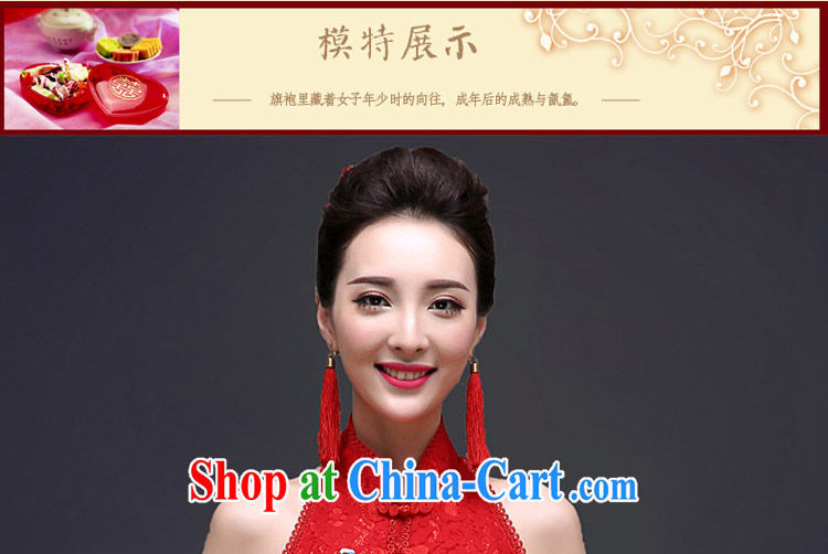 A good service is 2015 new spring dresses serving toast red Chinese long crowsfoot bridal summer wedding dress red 2 XL pictures, price, brand platters! Elections are good character, the national distribution, so why buy now enjoy more preferential! Health