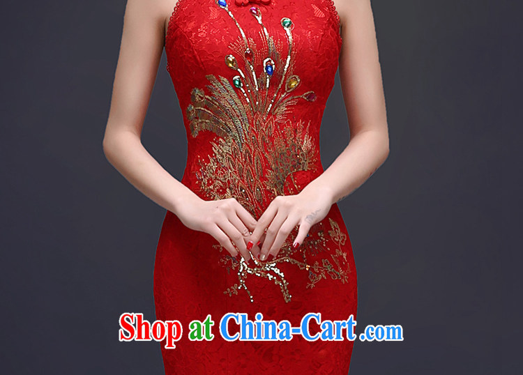 A good service is 2015 new spring dresses serving toast red Chinese long crowsfoot bridal summer wedding dress red 2 XL pictures, price, brand platters! Elections are good character, the national distribution, so why buy now enjoy more preferential! Health
