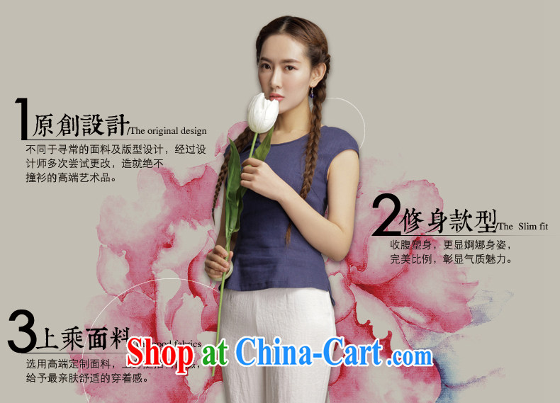 Bong-amphibious Ori-quality cotton Ms. Yau Ma Tei Tong with T-shirt stylish beauty short cotton Ma ethnic wind robes T-shirt DQ 1588 dark blue S pictures, price, brand platters! Elections are good character, the national distribution, so why buy now enjoy more preferential! Health