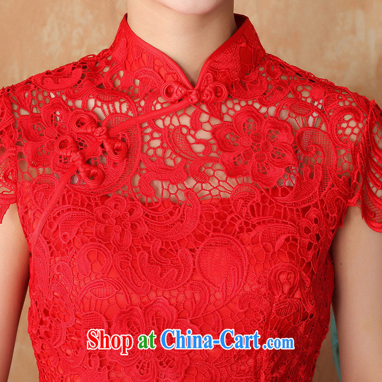 According to fuser new female retro improved Chinese qipao Solid Color language empty short-sleeved Sau San Tong with cheongsam dress costumes WNS/2365 #3 - 3 red 2 XL pictures, price, brand platters! Elections are good character, the national distribution, so why buy now enjoy more preferential! Health