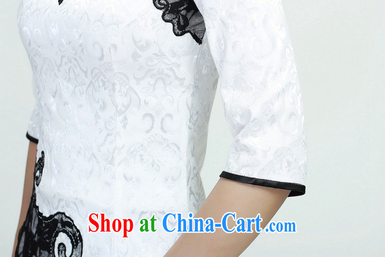 According to fuser new female improved Chinese qipao stylish, territorial waters drop hard-pressed to spend cultivating 7 cuff Tang fitted T-shirt WNS/2371 # 1 #3 XL pictures, price, brand platters! Elections are good character, the national distribution, so why buy now enjoy more preferential! Health