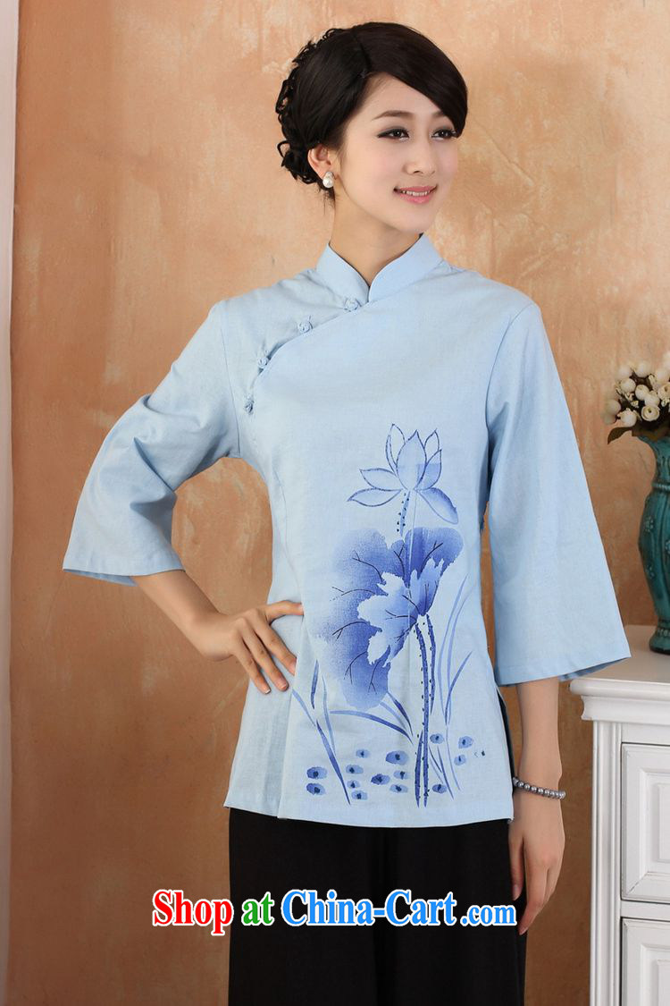 According to fuser new female daily improved Chinese qipao, for classical-tie suit 7 cultivating a cuff Tang Replace T-shirt WNS/2379 #3 - 3 purple 3 XL pictures, price, brand platters! Elections are good character, the national distribution, so why buy now enjoy more preferential! Health