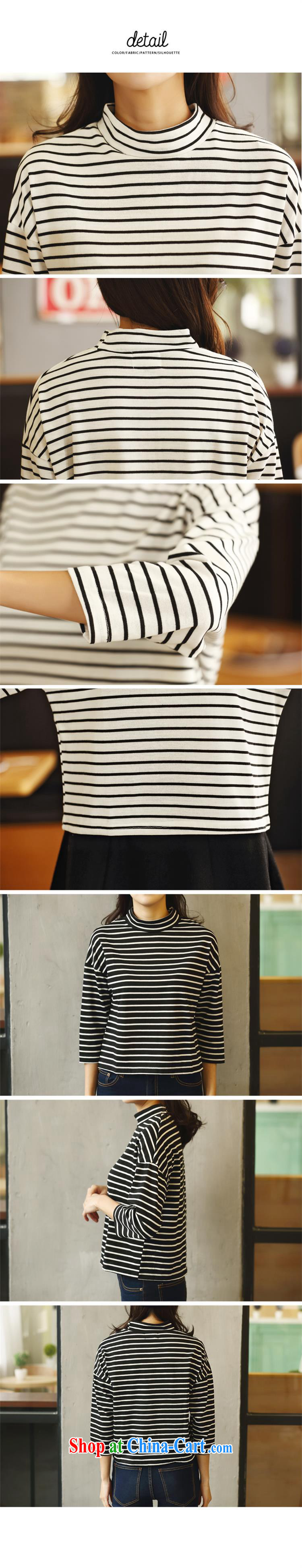 Only 2015 spring new Korean version pure cotton stripe T-shirt loose short T-shirt girls long-sleeved A A 536 8123 white are code pictures, price, brand platters! Elections are good character, the national distribution, so why buy now enjoy more preferential! Health