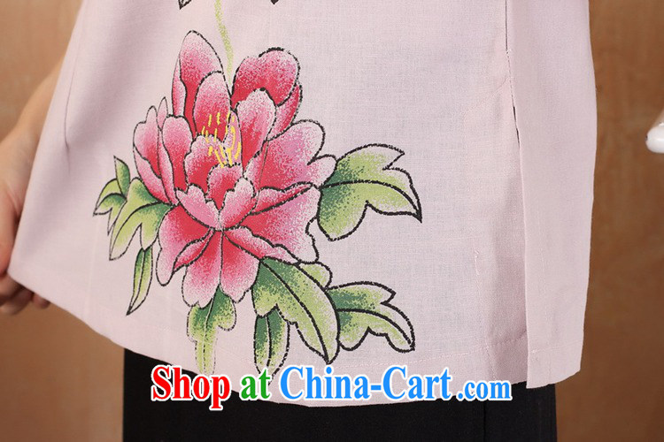 According to fuser new female daily improved Chinese qipao, for classical-tie-painted things 7 short sleeve T-shirt with WNS/2381 #2 white 3XL pictures, price, brand platters! Elections are good character, the national distribution, so why buy now enjoy more preferential! Health