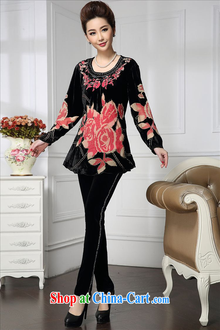 Forest narcissus 2015 spring loaded on new small skirt with flower spike collar Pearl Chinese mother with silk stitching sauna Silk Velvet jacket HGL - 478 photo color XXXXL pictures, price, brand platters! Elections are good character, the national distribution, so why buy now enjoy more preferential! Health