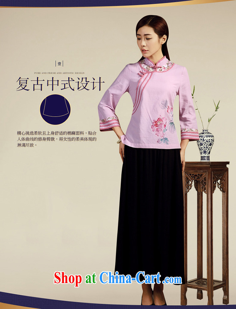 Mr Tang, Id al-Fitr spring and summer new 2015 National wind cotton the female Chinese antique dresses beauty pre-sale, April 20, light purple XL pictures, price, brand platters! Elections are good character, the national distribution, so why buy now enjoy more preferential! Health