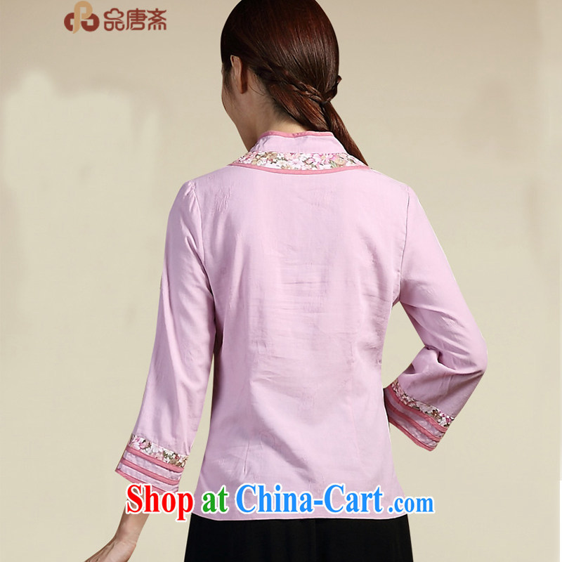 Mr Tang, Id al-Fitr spring and summer new 2015 National wind cotton the female Chinese antique dresses beauty pre-sale, April 20 light purple XL, Tang Id al-Fitr, shopping on the Internet
