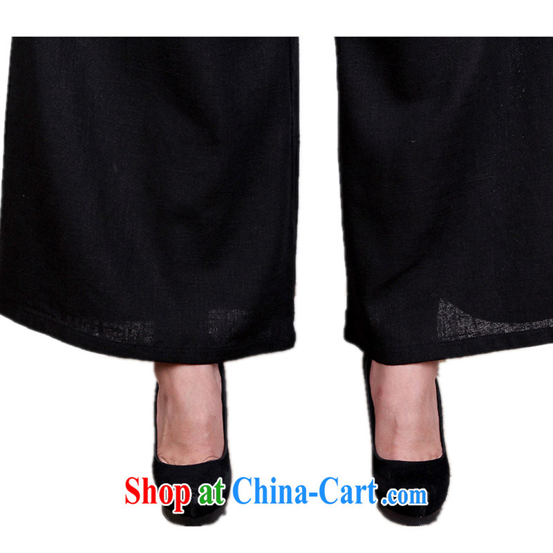 According to fuser stylish new female horn pants plain colors with short pants uniforms WNS/2387 # -1 black M, fuser, and shopping on the Internet