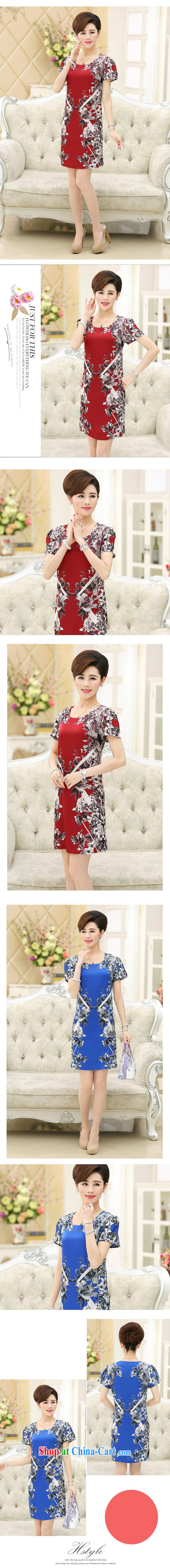 The old Silk Dresses summer 2015 summer middle-aged ladies mother stretch Satin skirt manufacturers wholesale red the big spend XXXL pictures, price, brand platters! Elections are good character, the national distribution, so why buy now enjoy more preferential! Health