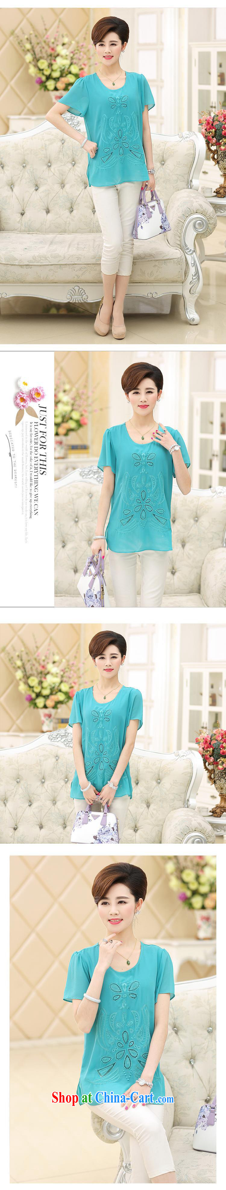 In 2015 older short-sleeved shirt T female summer the code female loose embroidered mother Load T shirt factory wholesale green increase XXXL pictures, price, brand platters! Elections are good character, the national distribution, so why buy now enjoy more preferential! Health