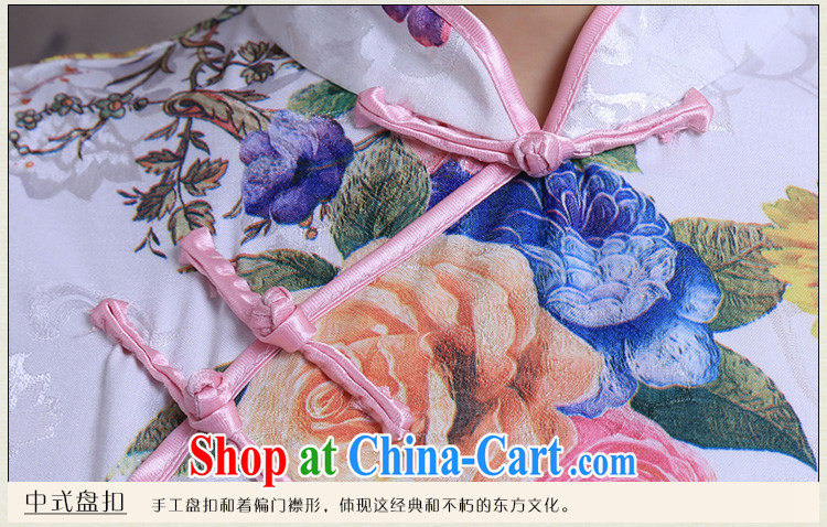 Retro improved short daily Tang decorated in blue and white porcelain summer stylish girl dresses 2015 new outfit blue and white porcelain size is tight/recommend a code pictures, price, brand platters! Elections are good character, the national distribution, so why buy now enjoy more preferential! Health