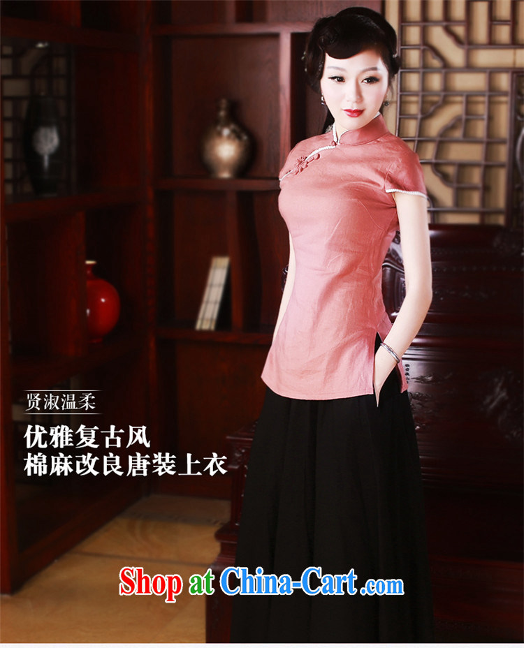 ruyi, antique Chinese T-shirt original literary and artistic Chinese style in a new unit, the Chinese qipao T-shirt 5029 orange S pictures, price, brand platters! Elections are good character, the national distribution, so why buy now enjoy more preferential! Health