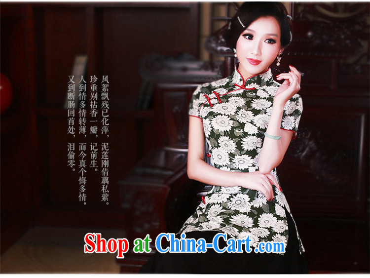 Unwind after the 2015 spring new Chinese short sleeves cheongsam improved long-sleeved T-shirt, Ms. Shen Chinese suit 5091 M pictures, price, brand platters! Elections are good, the national distribution, so why buy now enjoy more benefits! Health