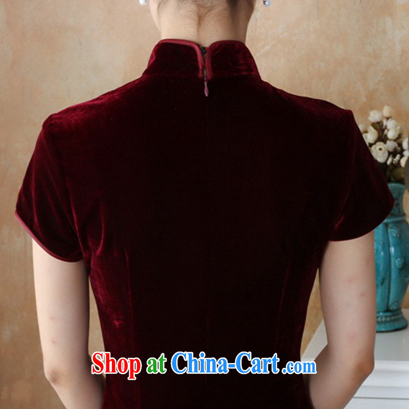 According to fuser new female Ethnic Wind improved Chinese qipao, territorial waters drip collar wool manually staple in Pearl River Delta long Tang replace cheongsam dress WNS/2511 #3 - 3 #4 XL, fuser, and shopping on the Internet