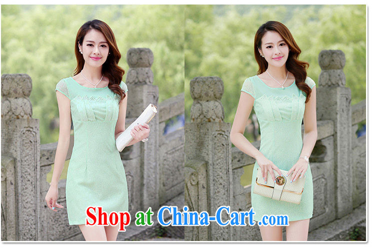 The Scent of Summer 2015 new stylish beauty short-sleeved qipao improved Chinese Antique cheongsam dress summer pink XXL pictures, price, brand platters! Elections are good character, the national distribution, so why buy now enjoy more preferential! Health