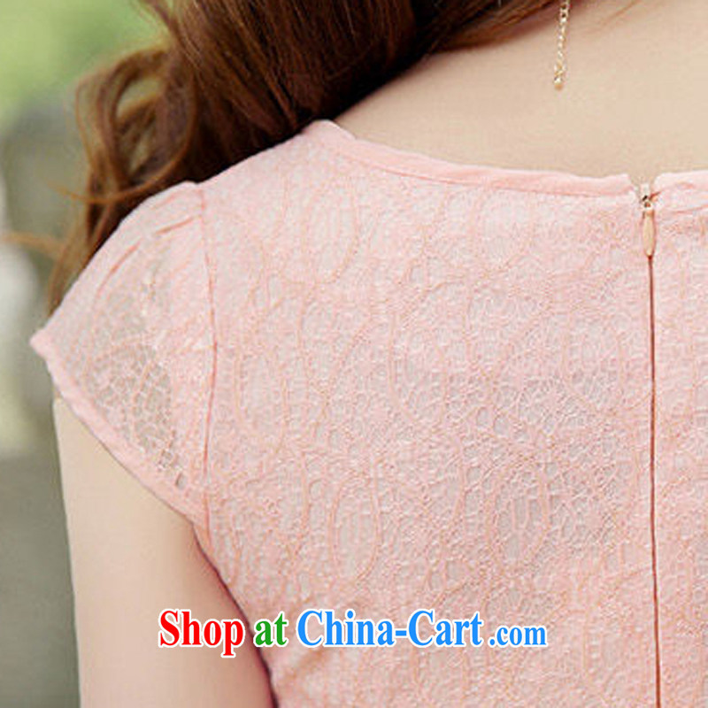 The Scent of Summer 2015 new stylish and cultivating short-sleeved qipao improved Chinese Antique cheongsam dress summer pink XXL, the Shannon Gore (XGN), shopping on the Internet