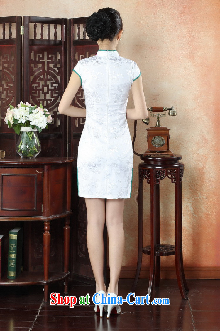 Dan smoke summer female daily dress retro improved short-sleeved cheongsam dress elegance beauty graphics thin lady short dresses such as the color 2 XL pictures, price, brand platters! Elections are good character, the national distribution, so why buy now enjoy more preferential! Health