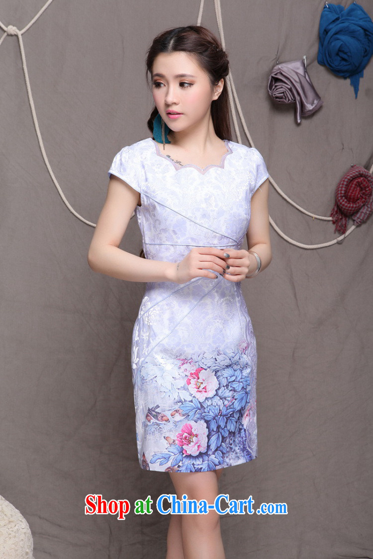 Love, 2015 high-end Ethnic Wind and stylish Chinese qipao dress retro beauty graphics thin cheongsam FF 9902 pink XL pictures, price, brand platters! Elections are good character, the national distribution, so why buy now enjoy more preferential! Health