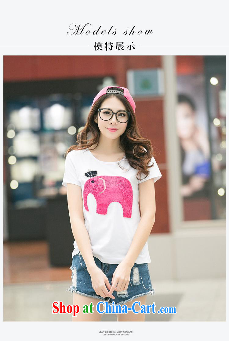 Ya-ting store summer 2015 with new women's clothing Korean fashion beauty school video thin embroidered round-collar short-sleeve shirt T black XL pictures, price, brand platters! Elections are good character, the national distribution, so why buy now enjoy more preferential! Health
