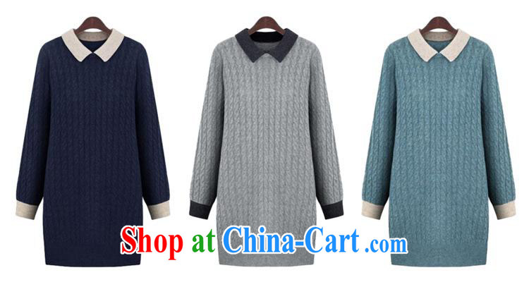 The European site autumn new thick MM women in Europe and America is the single largest, female child for woolen sweater dresses mint blue 5XL pictures, price, brand platters! Elections are good character, the national distribution, so why buy now enjoy more preferential! Health