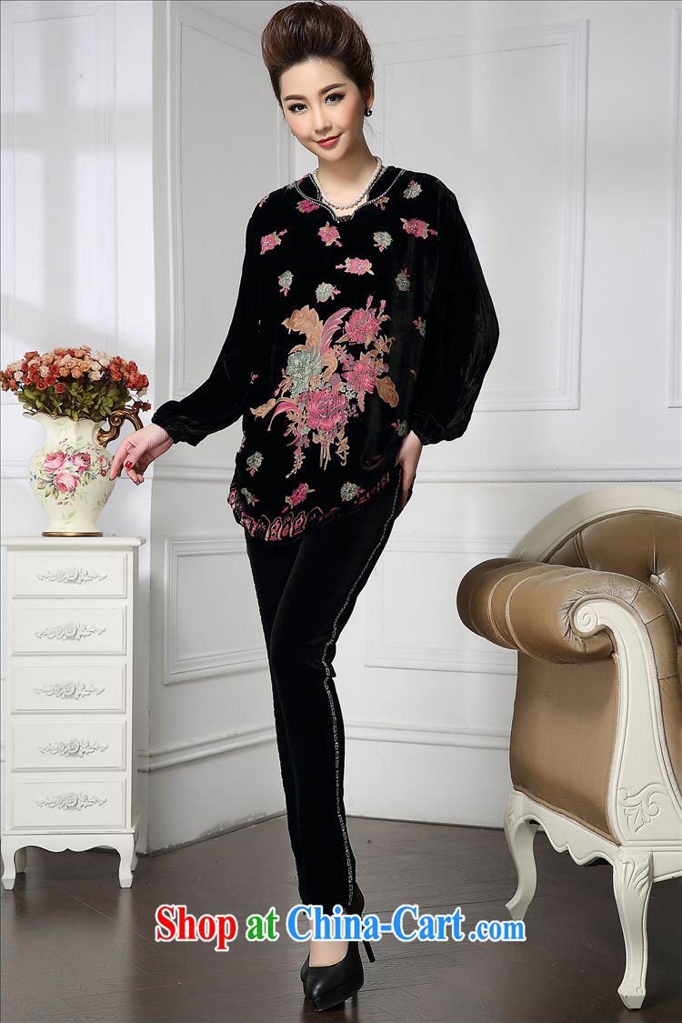 Forest narcissus Spring and Autumn 2015 the new Chinese leader in relaxed long flower mom with silk stitching sauna Silk Velvet jacket HGL - 471 photo color XXXXL pictures, price, brand platters! Elections are good character, the national distribution, so why buy now enjoy more preferential! Health