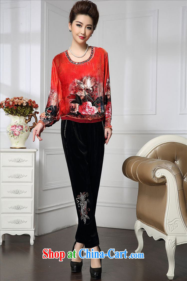 Forest narcissus spring 2015 the new liberal orange-red commuter elegant Chinese mother with silk stitching sauna Silk Velvet jacket HGL - 461 orange-red XXXXL pictures, price, brand platters! Elections are good character, the national distribution, so why buy now enjoy more preferential! Health
