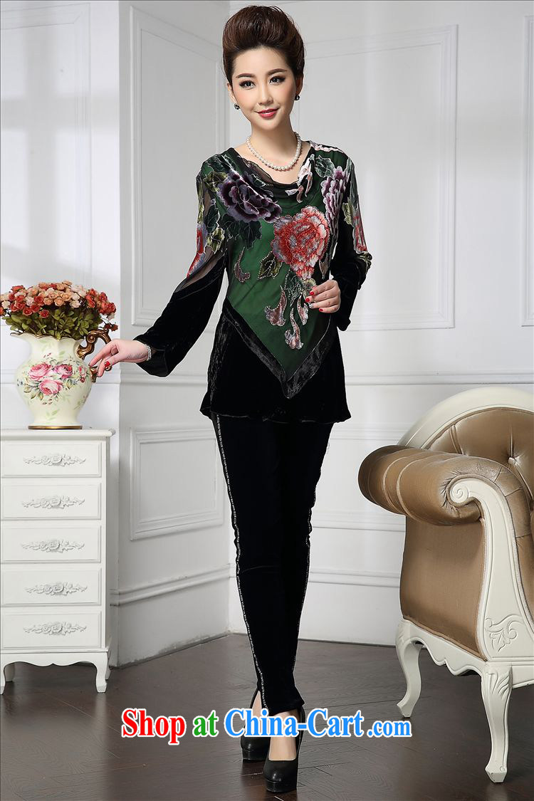 Forest narcissus 2015 spring loaded on new green loose snow-woven cloth backing and elegant Chinese mother with silk stitching sauna Silk Velvet jacket HGL - 442 photo color XXXXL pictures, price, brand platters! Elections are good character, the national distribution, so why buy now enjoy more preferential! Health