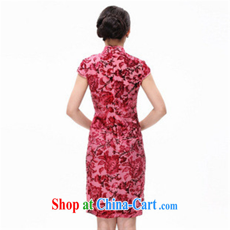 The summer is really high quality plush robes improved cultivation short cheongsam qipao daily picture color XXXXL, health concerns (Rvie .), and, on-line shopping