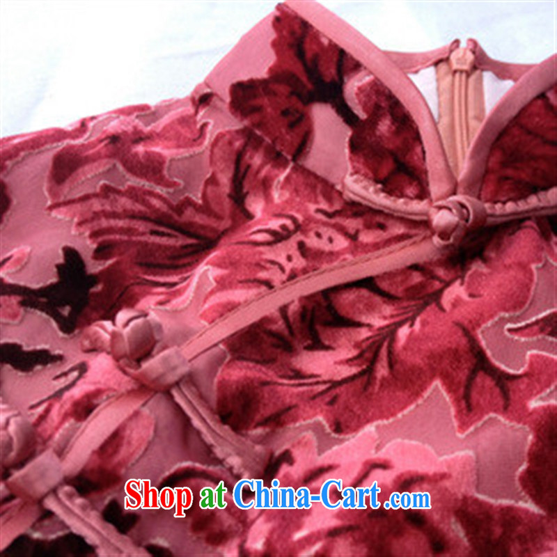 The summer is really high quality plush robes improved cultivation short cheongsam qipao daily picture color XXXXL, health concerns (Rvie .), and, on-line shopping