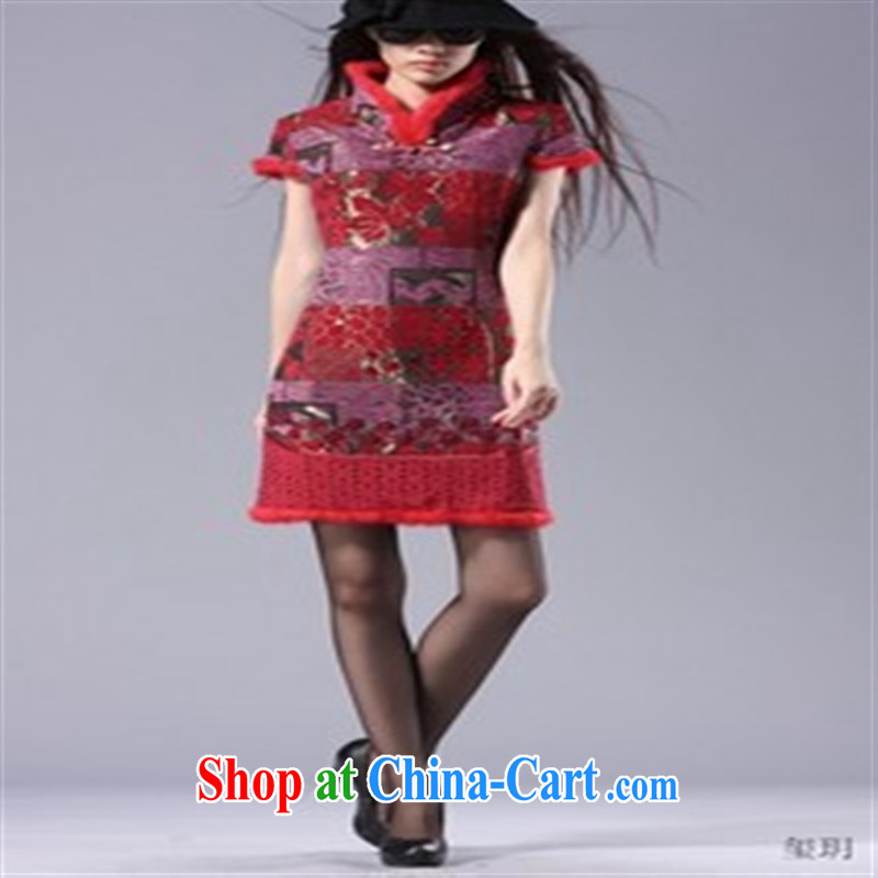 cheongsam wholesale Jammu cloud Chinese improved fashion dresses 2014 new spring clip cotton winter cheongsam black M, health concerns (Rvie .), and, shopping on the Internet