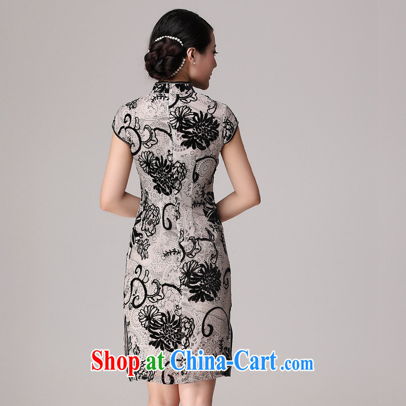 wholesale goods factory direct silk burned a stylish improved short-sleeve dresses gray XXXXL, health concerns (Rvie .), and shopping on the Internet
