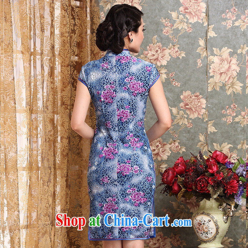 Summer 2014 new, long dresses, the lint-free cloth robes improved antique dresses beauty picture color XXXL, health concerns (Rvie .), and shopping on the Internet