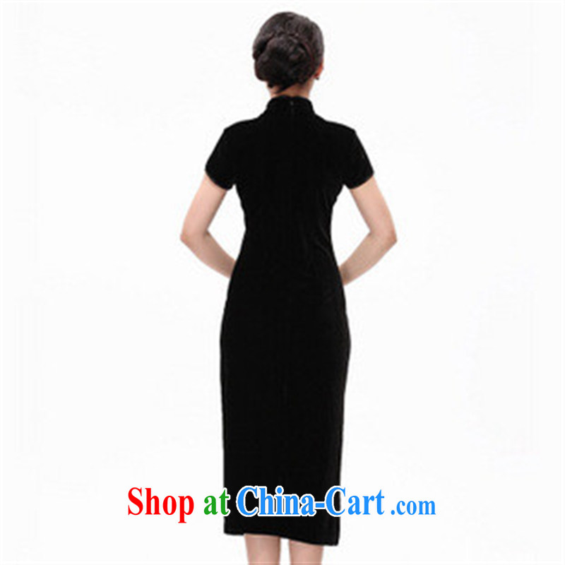 quite nimble with scouring pads manually staple Pearl dresses/dress/long cheongsam/wool dresses purple XXXXL, health concerns (Rvie .), and shopping on the Internet