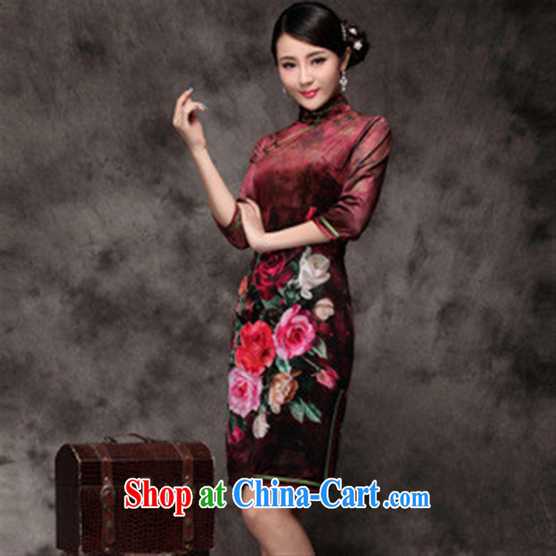 Winter New and Improved beauty dresses, long-sleeved dresses upscale Korean lint-free daily outfit red XXXL, health concerns (Rvie .), and, on-line shopping