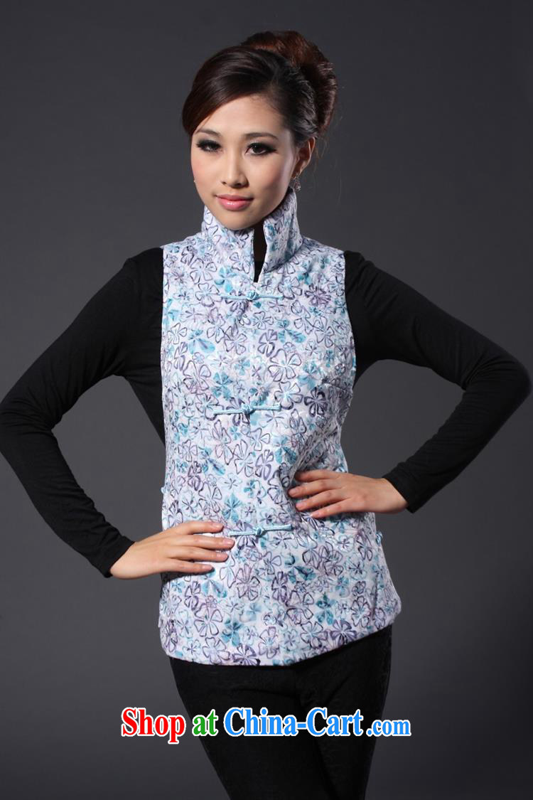 elections -- 2014 qipao, a fall and winter, Chinese, the waist beauty Chinese T-shirt vertical blue XXL pictures, price, brand platters! Elections are good character, the national distribution, so why buy now enjoy more preferential! Health