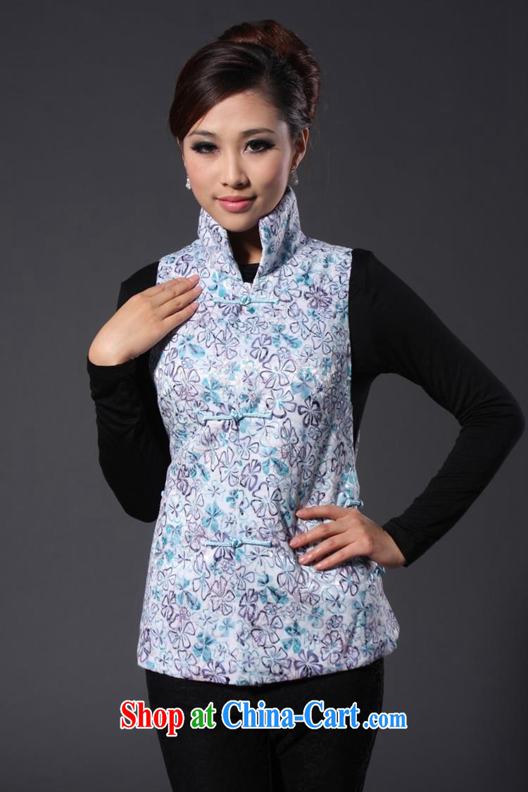 elections -- 2014 qipao, a fall and winter, Chinese, the waist beauty Chinese T-shirt vertical blue XXL pictures, price, brand platters! Elections are good character, the national distribution, so why buy now enjoy more preferential! Health