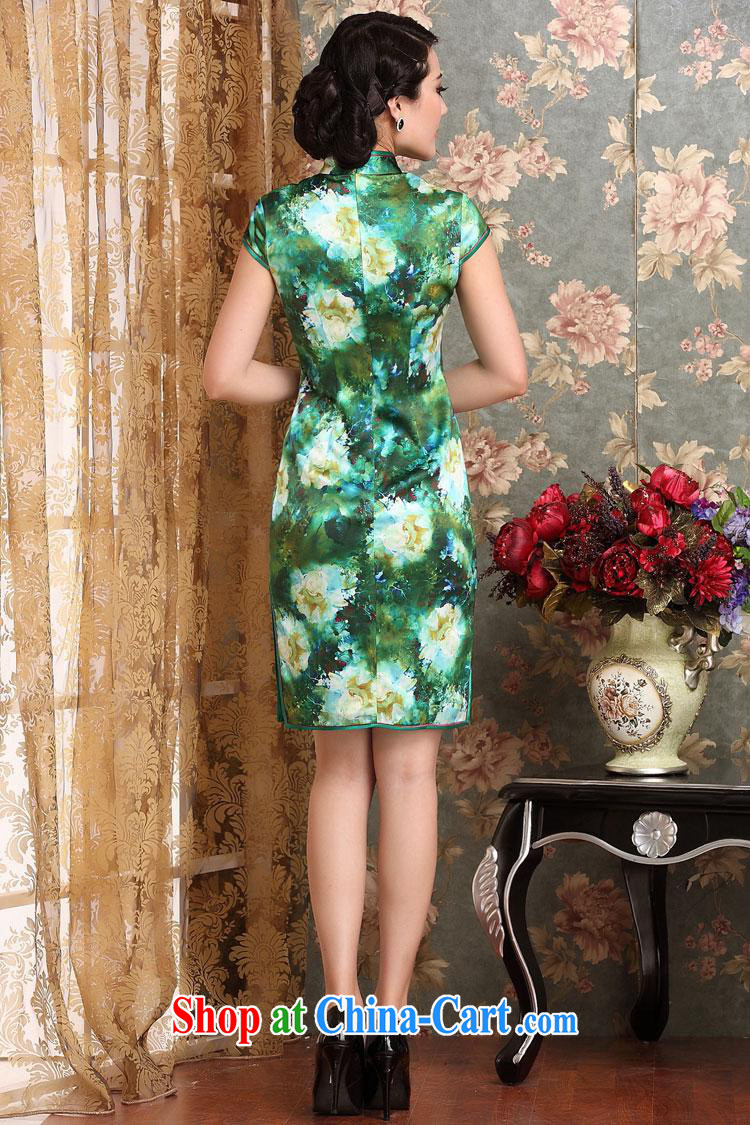 Mr Ronald ARCULLI, Silk Cheongsam improved Cultivating Female qipao qipao day long, picture color XXL pictures, price, brand platters! Elections are good character, the national distribution, so why buy now enjoy more preferential! Health