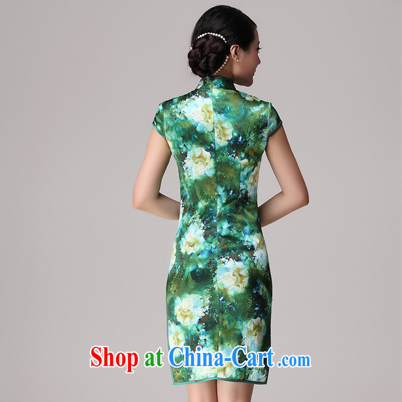 Mr Ronald ARCULLI, Silk Cheongsam improved Cultivating Female qipao qipao day long, picture color XXL, health concerns (Rvie .), and, on-line shopping