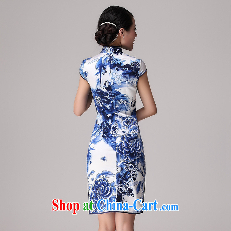 elections as soon as possible in summer 2014, heavy Silk Cheongsam girls improved cultivating retro-day qipao cheongsam picture color XXL, health concerns (Rvie .), and shopping on the Internet