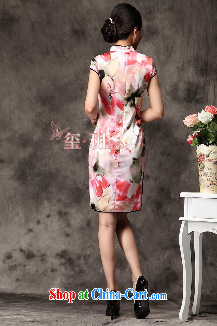 elections -- Sakura shadow summer 2014 new beautiful is LB silk improved stylish dresses wholesale picture color XXL pictures, price, brand platters! Elections are good character, the national distribution, so why buy now enjoy more preferential! Health