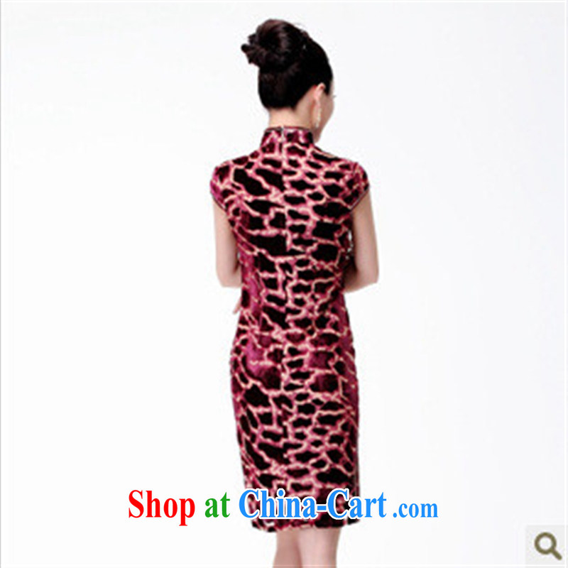 2014 improved cheongsam tortoises/scouring pads the ends improved cheongsam short-sleeved beauty/fashion cheongsam picture color XXXL, health concerns (Rvie .), and, shopping on the Internet