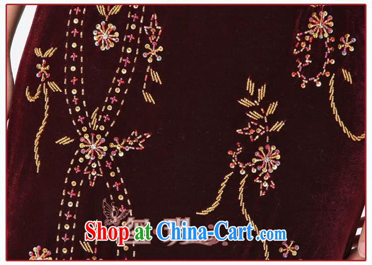 Spring 2014 new dresses, older dresses the Pearl River, really plush robes long evening dress maroon M pictures, price, brand platters! Elections are good character, the national distribution, so why buy now enjoy more preferential! Health