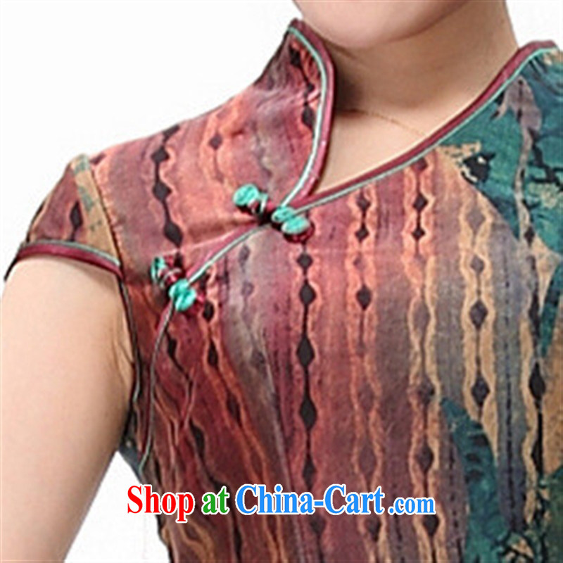 First and foremost the sauna silk silk incense cloud yarn dresses summer new improved stylish dresses picture color XXXXL, health concerns (Rvie .), and on-line shopping