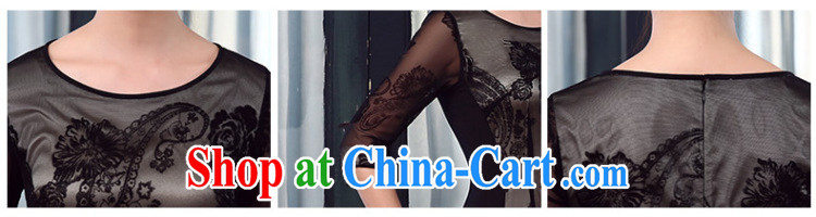 The CYD HO Kwun Tong' Silence of the night lace flocking in qipao cuff summer 2015 new retro dresses KD 5336 black XXL pictures, price, brand platters! Elections are good character, the national distribution, so why buy now enjoy more preferential! Health