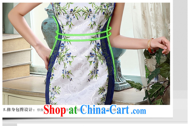 The CYD HO Kwun tong] TSUI Chi summer new cheongsam embroidered 2015 improved stylish retro dresses KD 5314 fancy XXL pictures, price, brand platters! Elections are good character, the national distribution, so why buy now enjoy more preferential! Health