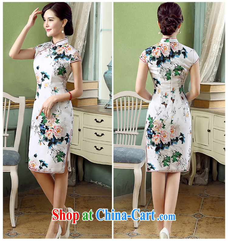The CYD HO Kwun Tong' Peony exchange 2015 new stamp cheongsam dress summer improved stylish retro dresses QD 5311 fancy XXL pictures, price, brand platters! Elections are good character, the national distribution, so why buy now enjoy more preferential! Health