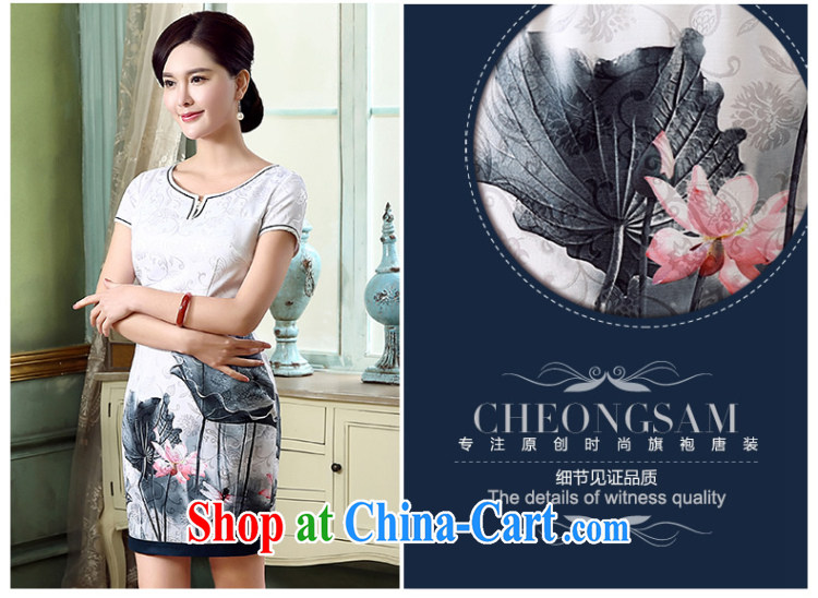 The CYD HO Kwun Tong' Xiao I would be grateful if Stamp Duty retro dresses skirts summer 2015 new improved stylish dress Warm-hearted mother with fancy L pictures, price, brand platters! Elections are good character, the national distribution, so why buy now enjoy more preferential! Health
