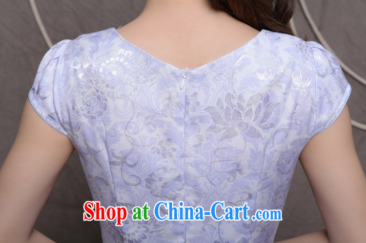 and poet 2015 high-end Ethnic Wind and stylish Chinese qipao dress retro beauty graphics thin cheongsam FF 9902 violet S pictures, price, brand platters! Elections are good character, the national distribution, so why buy now enjoy more preferential! Health
