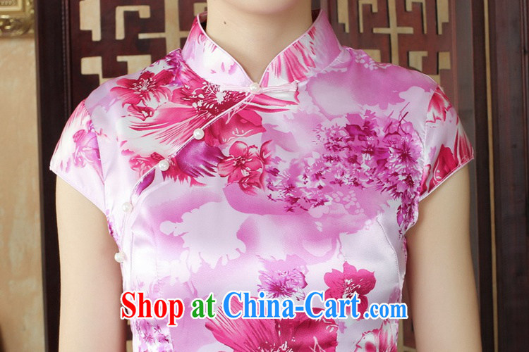 According to fuser summer stylish new female Chinese improved Chinese qipao, for a tight snap-cultivating short cheongsam dress LGD/D #0003 figure 2 XL pictures, price, brand platters! Elections are good character, the national distribution, so why buy now enjoy more preferential! Health